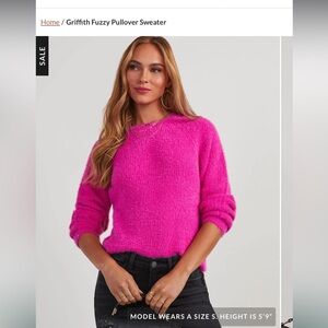 Hot pink sweater
